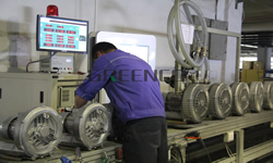 Outgoing Inspection GREENCO Side Channel Blower Equipments